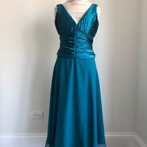 JS Boutique Emerald/Teal Cocktail/Formal Dress